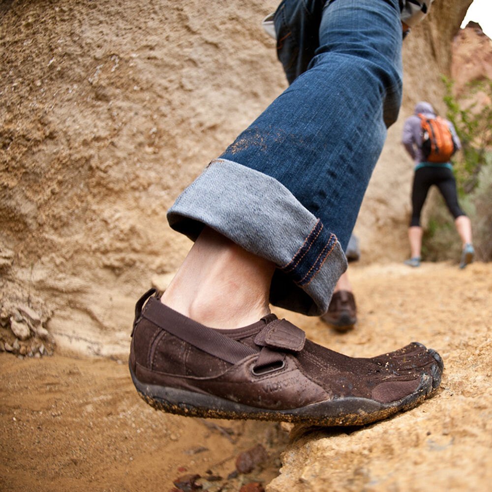 Vibram Five Fingers Womens Trail Shoes - Brown - KSO Trek - 56791-XVJW